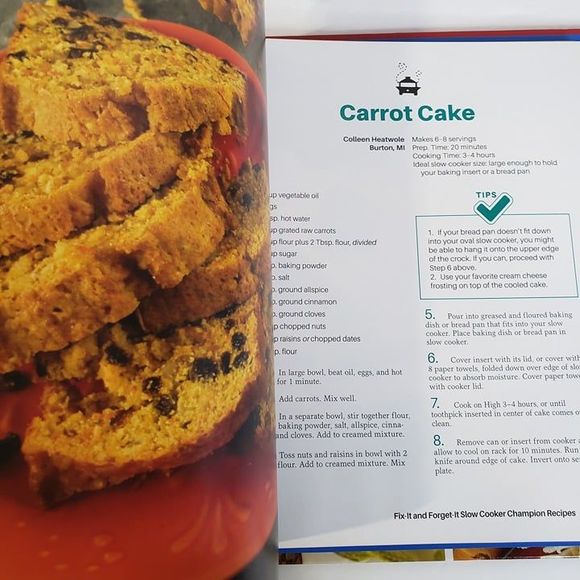 Fix It & Forget It Slow Cooker Crockpot Cookbook Binder 450 Recipes - Picture 10 of 12